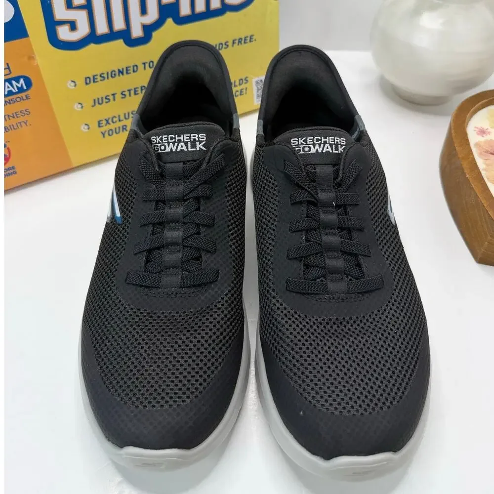 Skechers Performance Go Walk Flex Hands Up Slip-In Sneaker Black 216324 Men 9.5